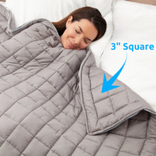 15 lb Weighted Blanket | Silky MicroPeach Fabric | 60”x80” | Queen Size | Royal Navy | Exclusive Stay-Put Zipper System